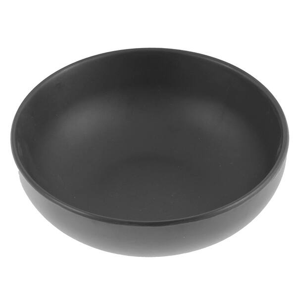 Unique Bargains Dinnerware Rice Soup Food Bowl Container Black 4.5" Dia